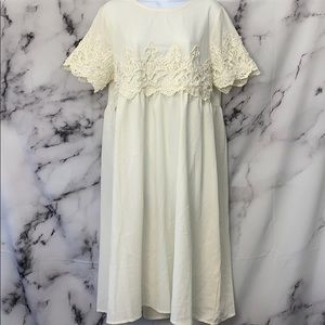 NWT Off White Babydoll Dress